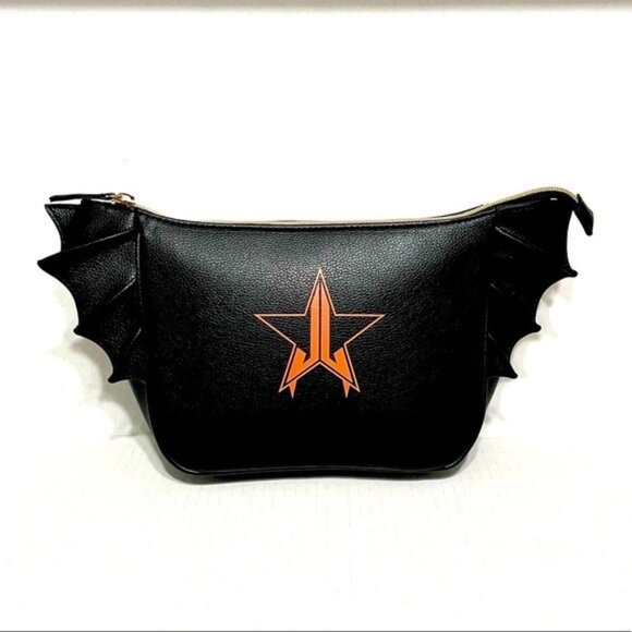 Jeffree Star Handbags - Jeffree Star Black Batwing Makeup Bag NWOT
